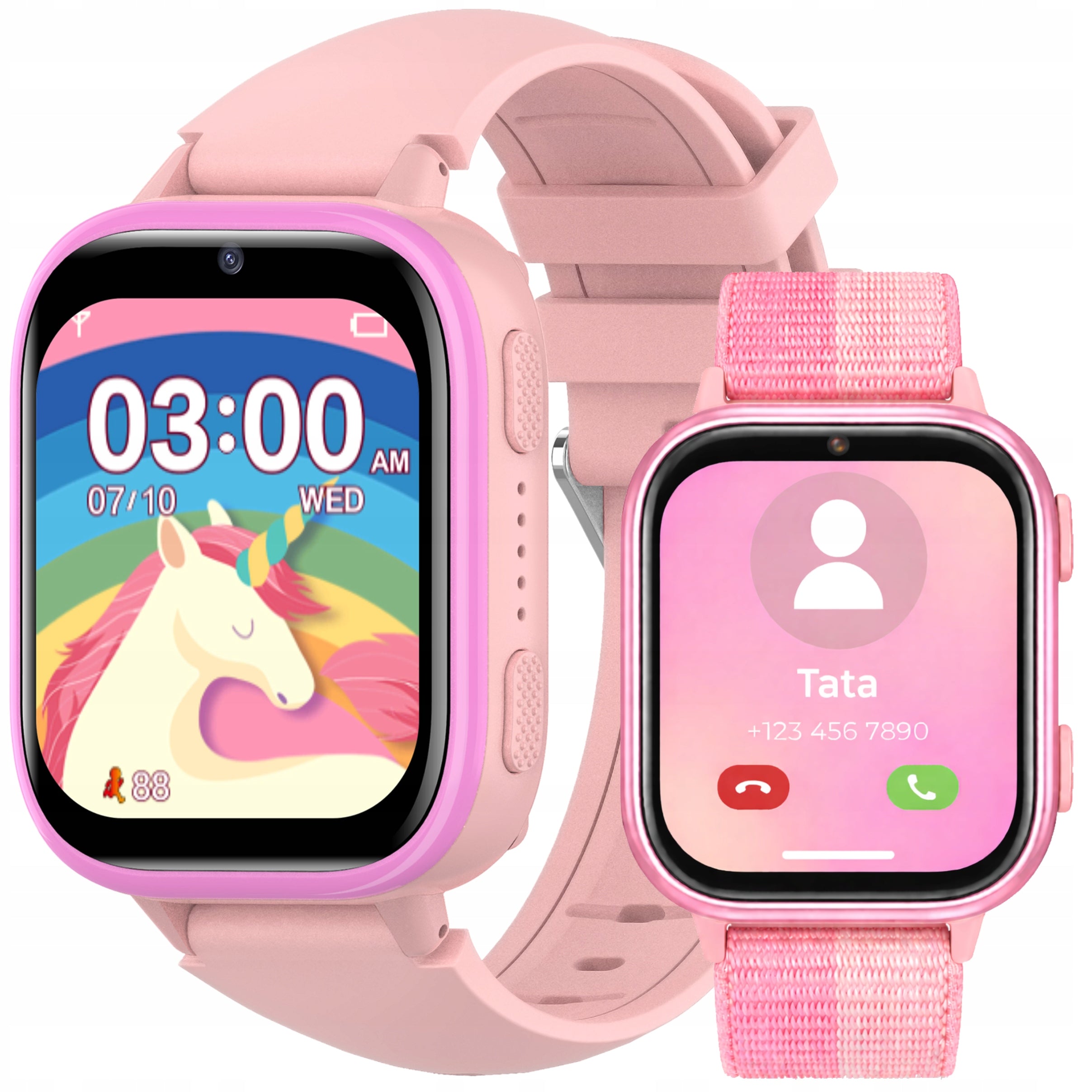 SMARTWATCH WATCH PHONE FOR CHILDREN TALK MUSIC GAME STEPS SIM CAMERA