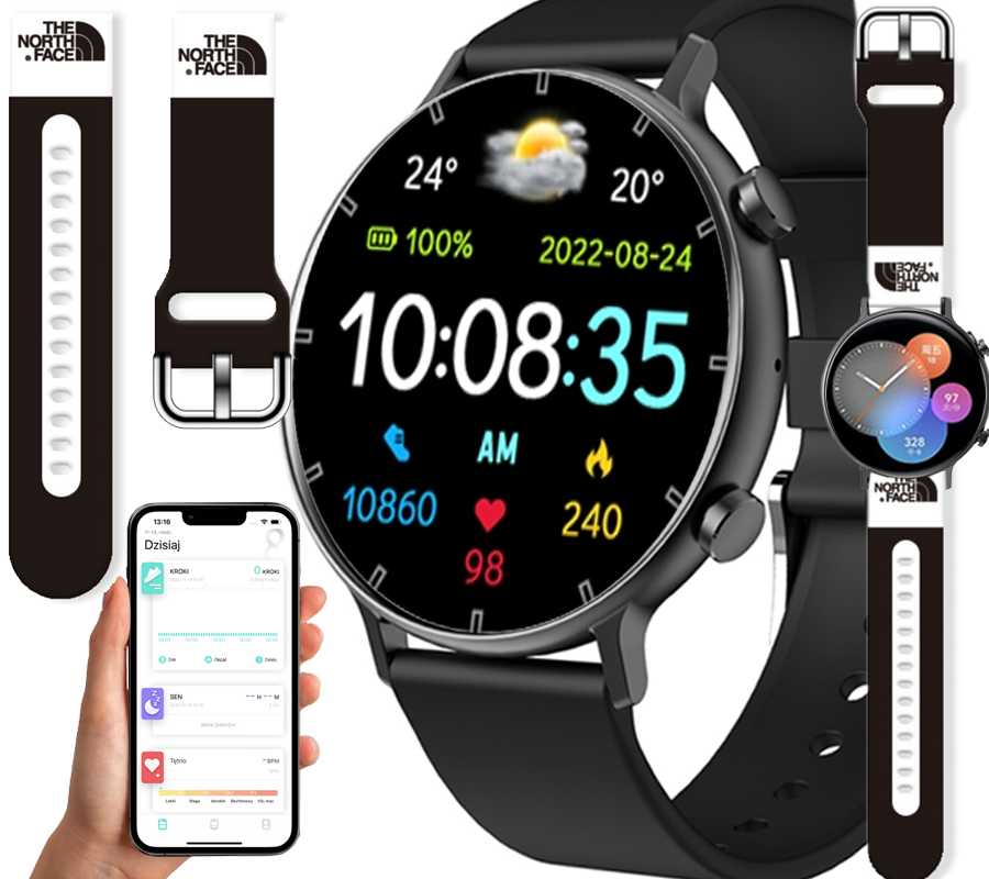 SMARTWATCH WATCH PL CALLS SMART WATCH MEN'S AND WOMEN'S NORTH F STRAP