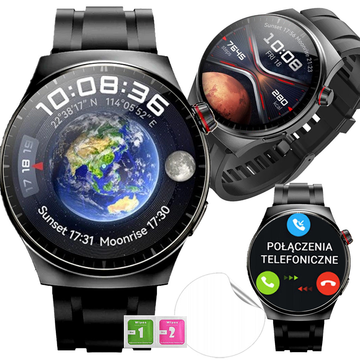 SMARTWATCH WATCH PL MENU BLUETTOTH CALL SPORT SMART WATCH