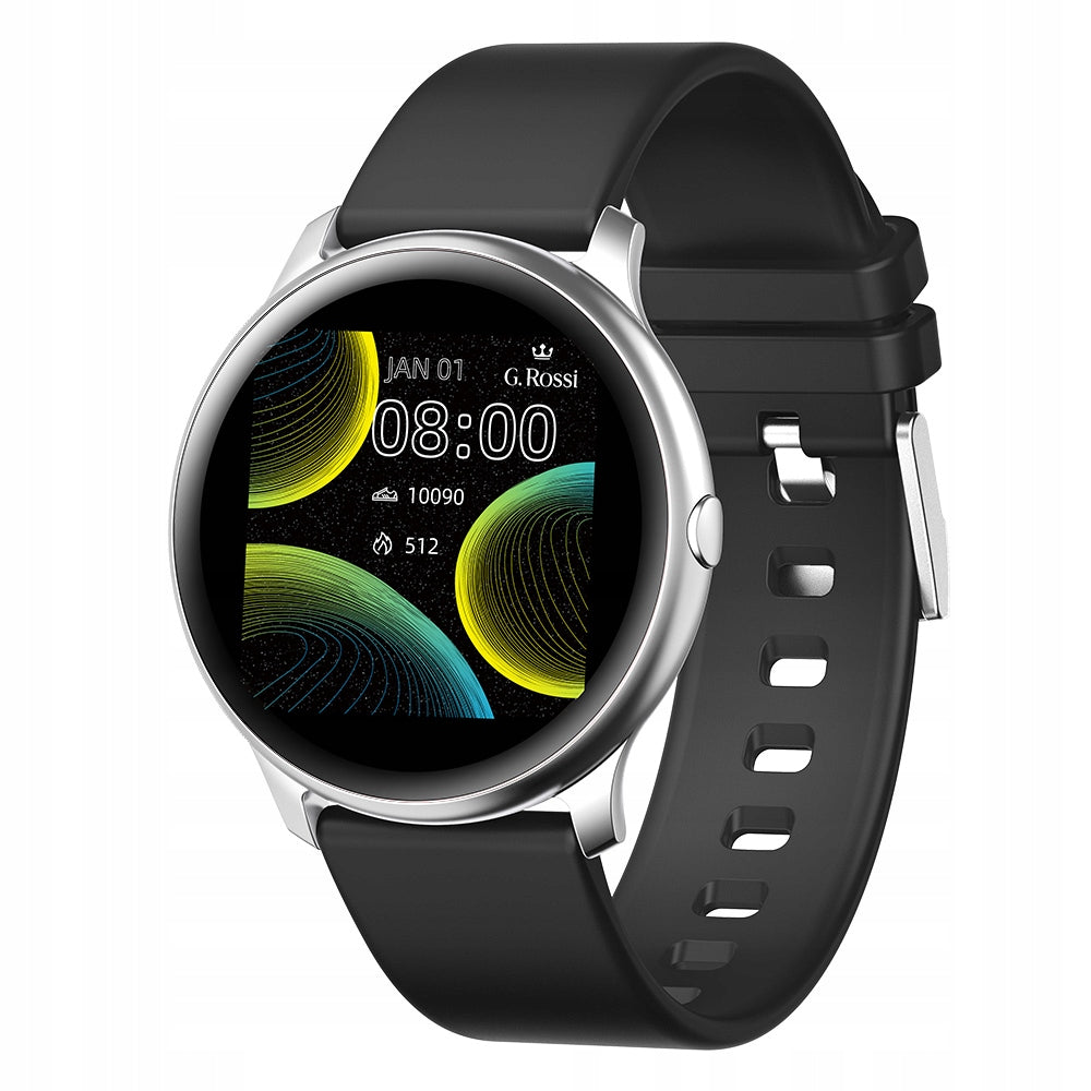 SMARTWATCH WATCH POLISH MENU CALLS NOTIFICATIONS PULS SPORT APP Brand G. Rossi