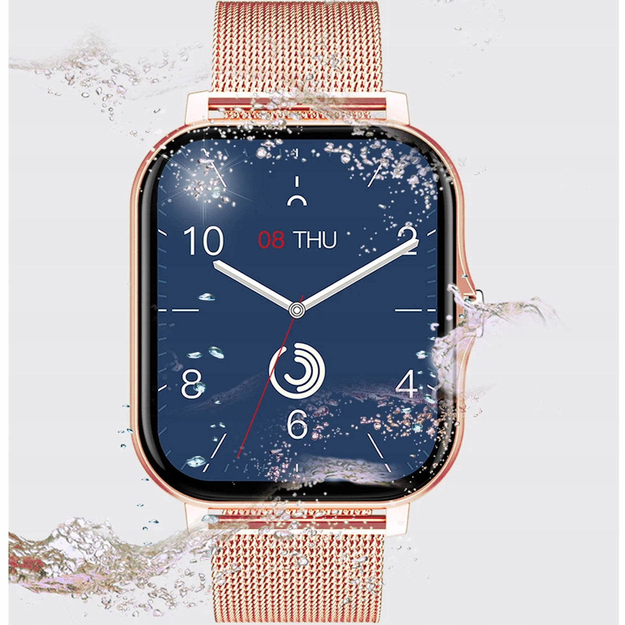 SMARTWATCH WATCH POLISH MENU TALK SPORTSMART WATCH WOMEN'S 2 STRIPES Color gold