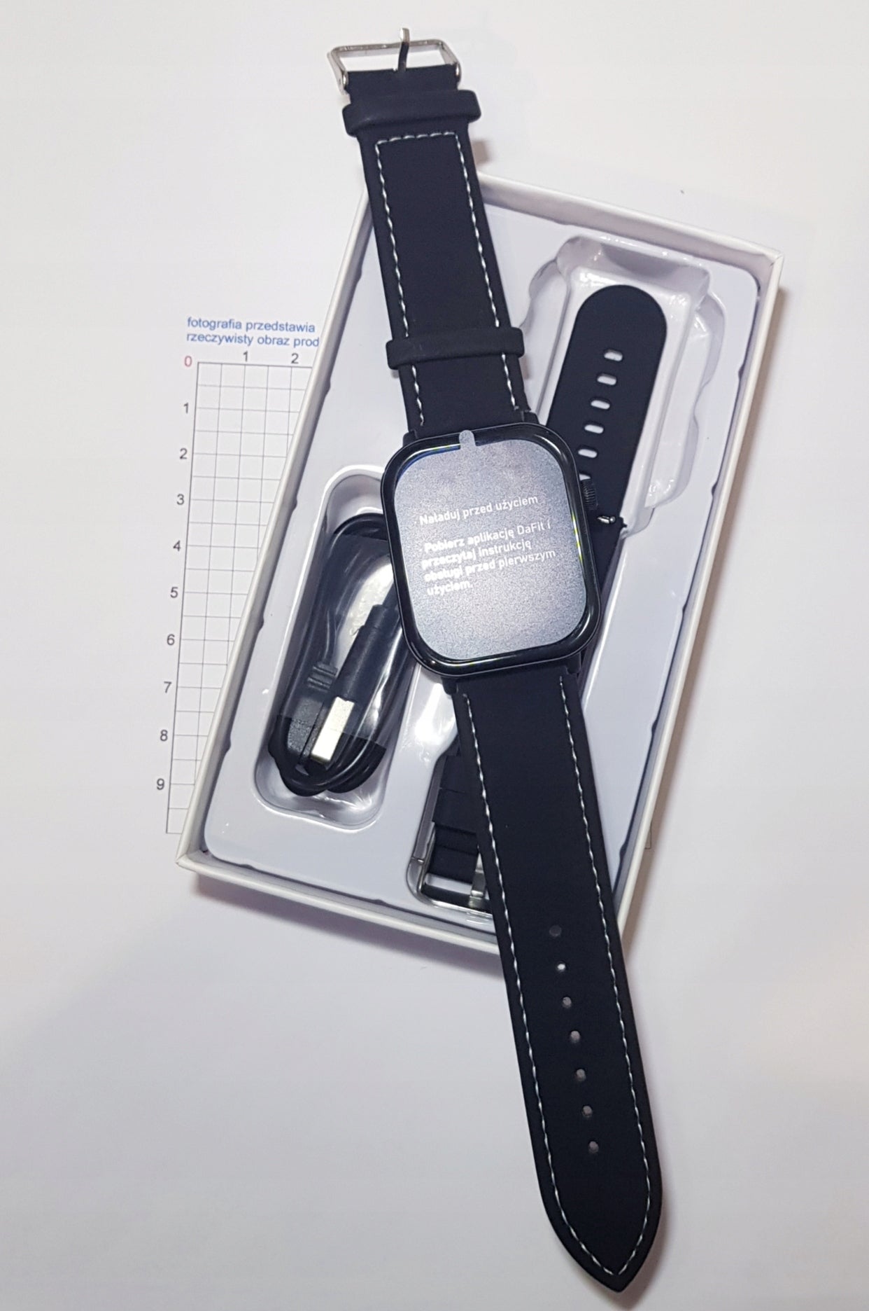 SMARTWATCH WATCH POLISH MENU WATERPROOF SPORT HEALTH MEASUREMENTS CONVERSATION Packaging status original