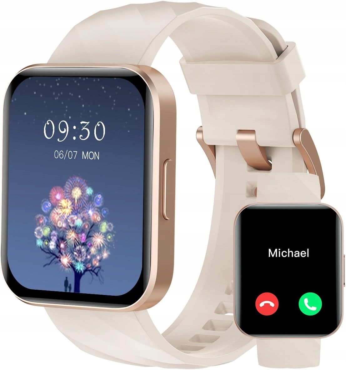 SMARTWATCH WATCH RUIMEN D1 BLUETOOTH BEIGE Manufacturer code D1