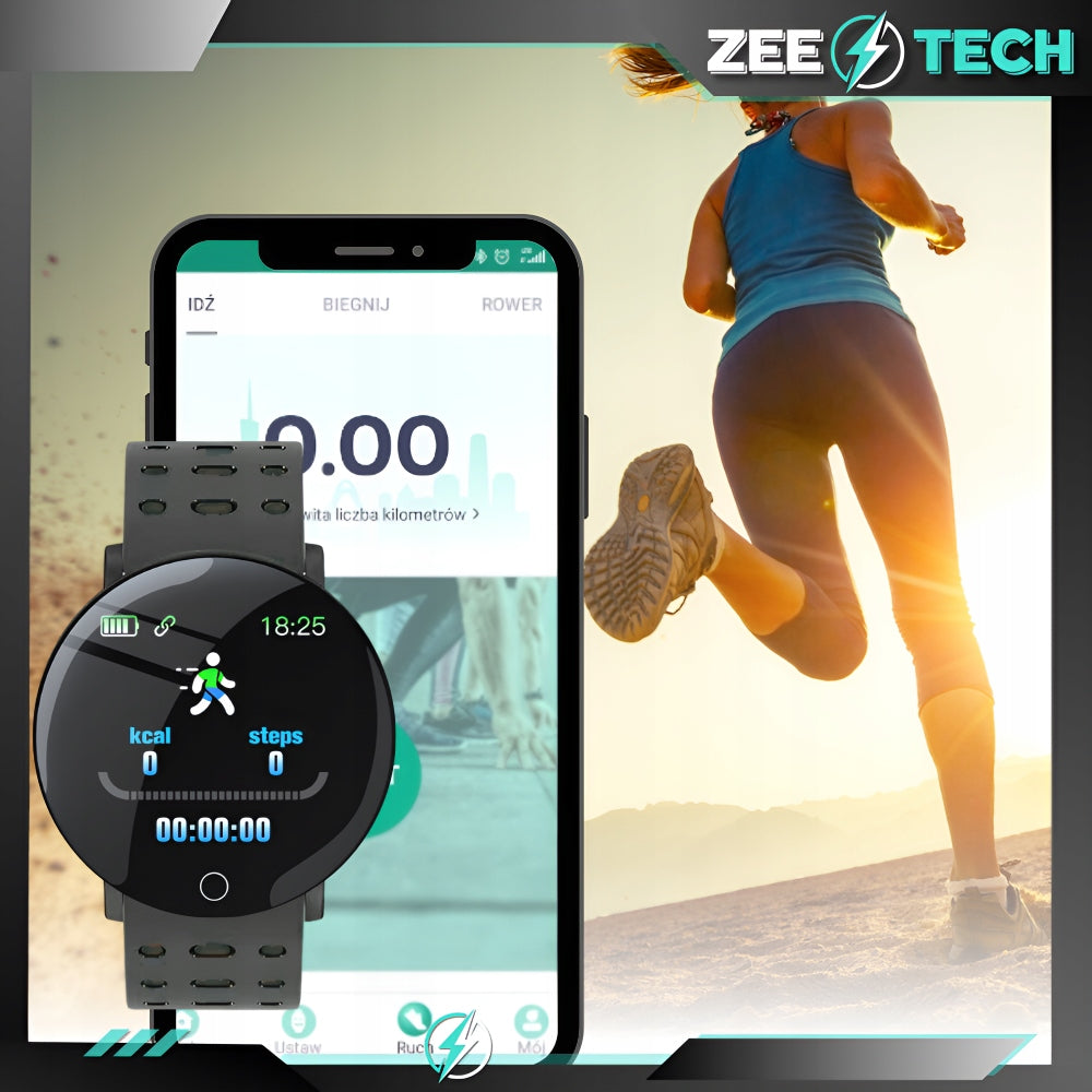 SMARTWATCH WATCH SPORTS BAND WOMEN'S STEPS PULSE NOTIFICATION Packaging status original