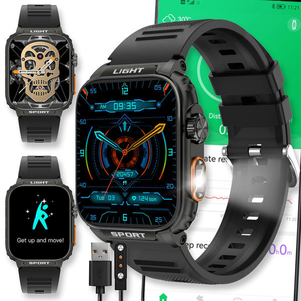 SMARTWATCH WATCH WATCH ACTIVE BLACK TALK MENU PL MALE PULSE SMARTBAND
