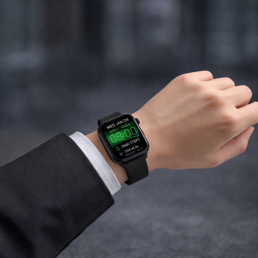 SMARTWATCH WATCH WATCH GPS BLACK SPORTS CALLS WATERPROOF SMART Manufacturer code AG-R30Max-black