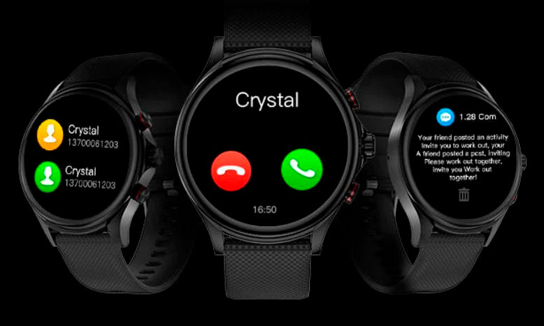 SMARTWATCH WATCH WOMEN'S MENU PL TALKING MEN'S AMOLED NOTIFICATIONS Packaging status original