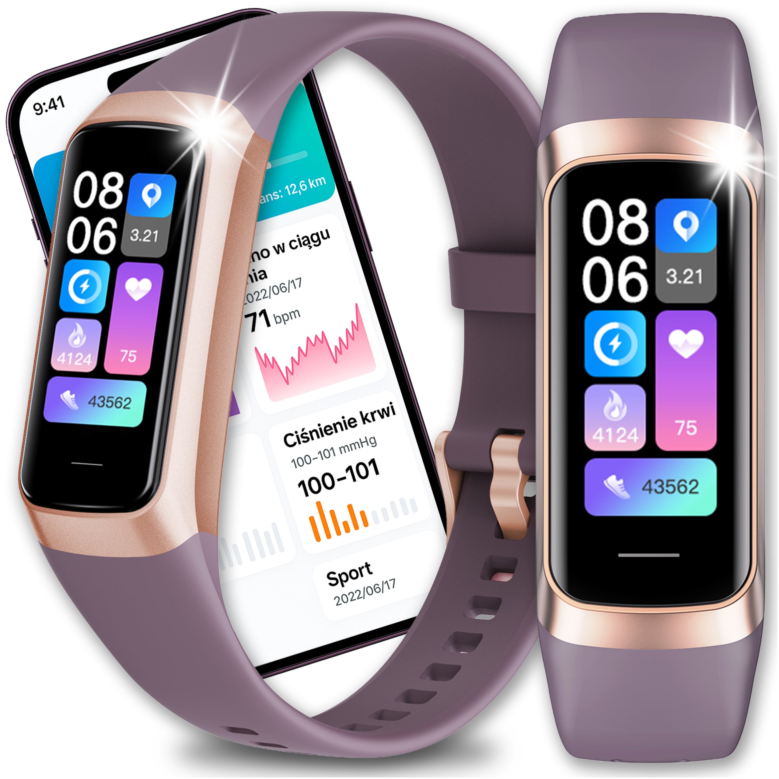 SMARTWATCH WATCH WOMEN'S WATCH MENU PL AMOLED SPORT WATERPROOF SMARTBAND