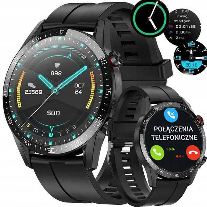 SMARTWATCH WATCH for COMMUNION GIFT ECG CALL PULSE 2 PRO WATCH BANDS Color black