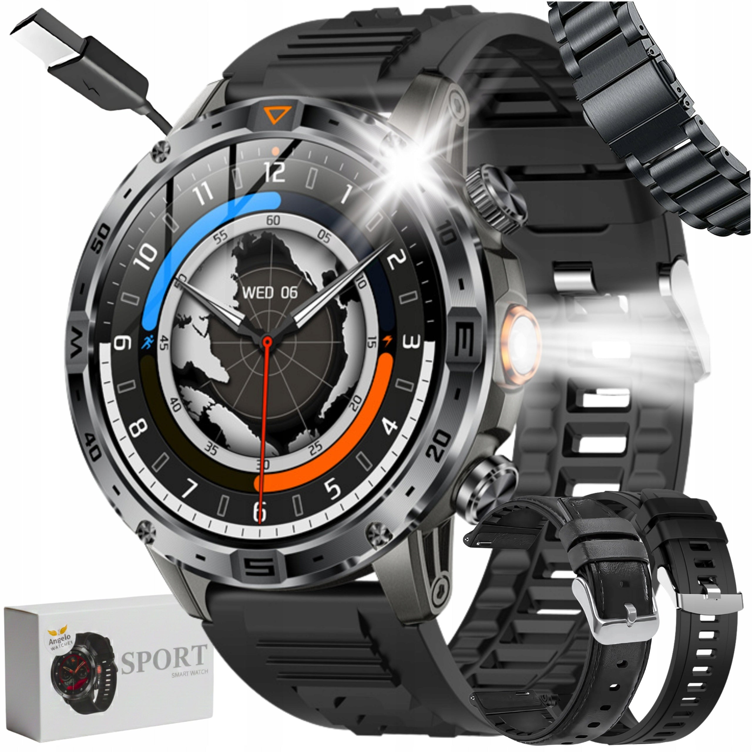 SMARTWATCH WATERPROOF MEN'S WATCH MENU PL TALK PRESSURE SMART WATCH