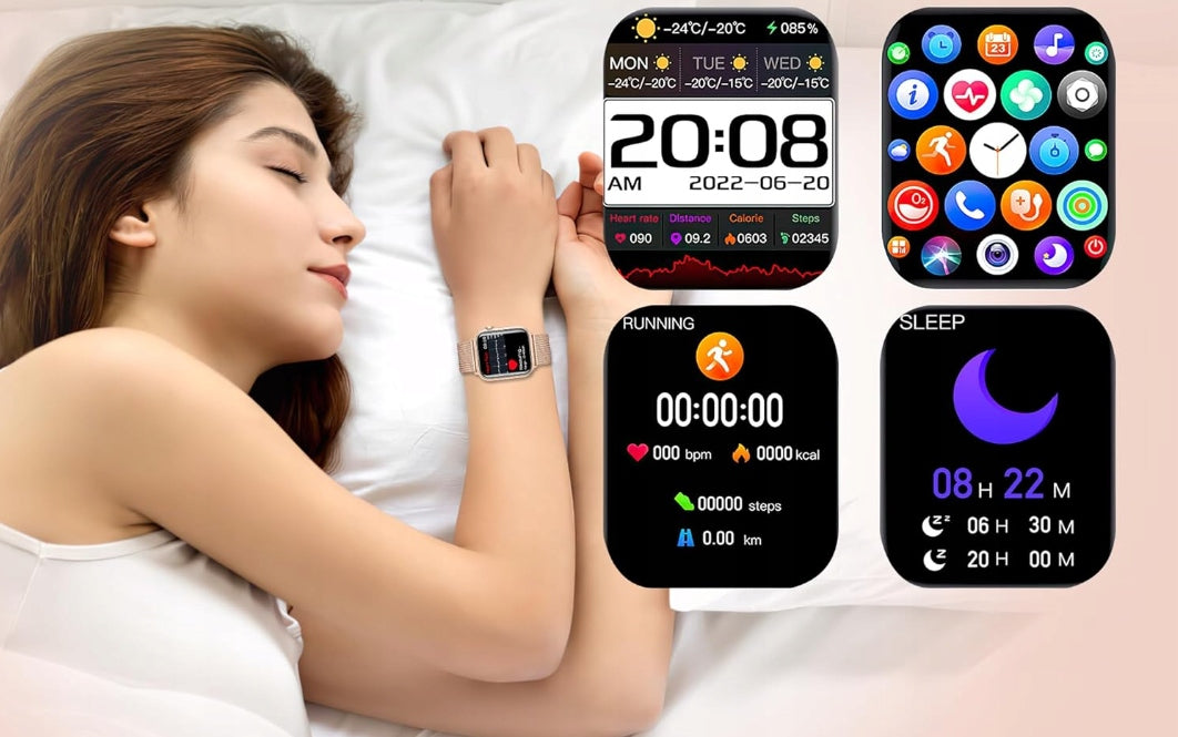 SMARTWATCH WATERPROOF WATCH POLISH MENU PL TALKING FOR WOMEN SPORT FIT Manufacturer code 01_15Y17