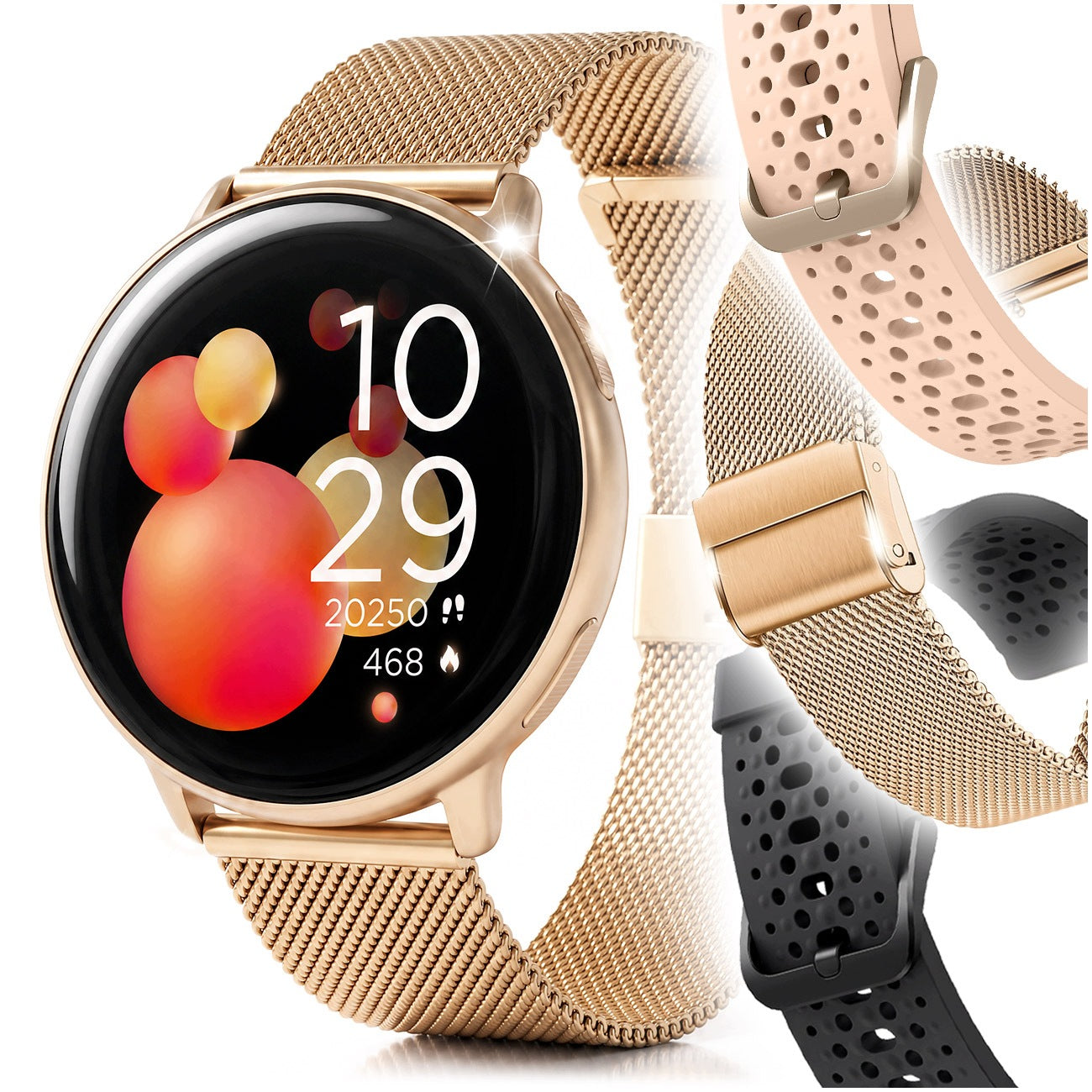 SMARTWATCH WOMEN'S AMOLED WATCH WATERPROOF SMART TALK GPS SMS MENU PL