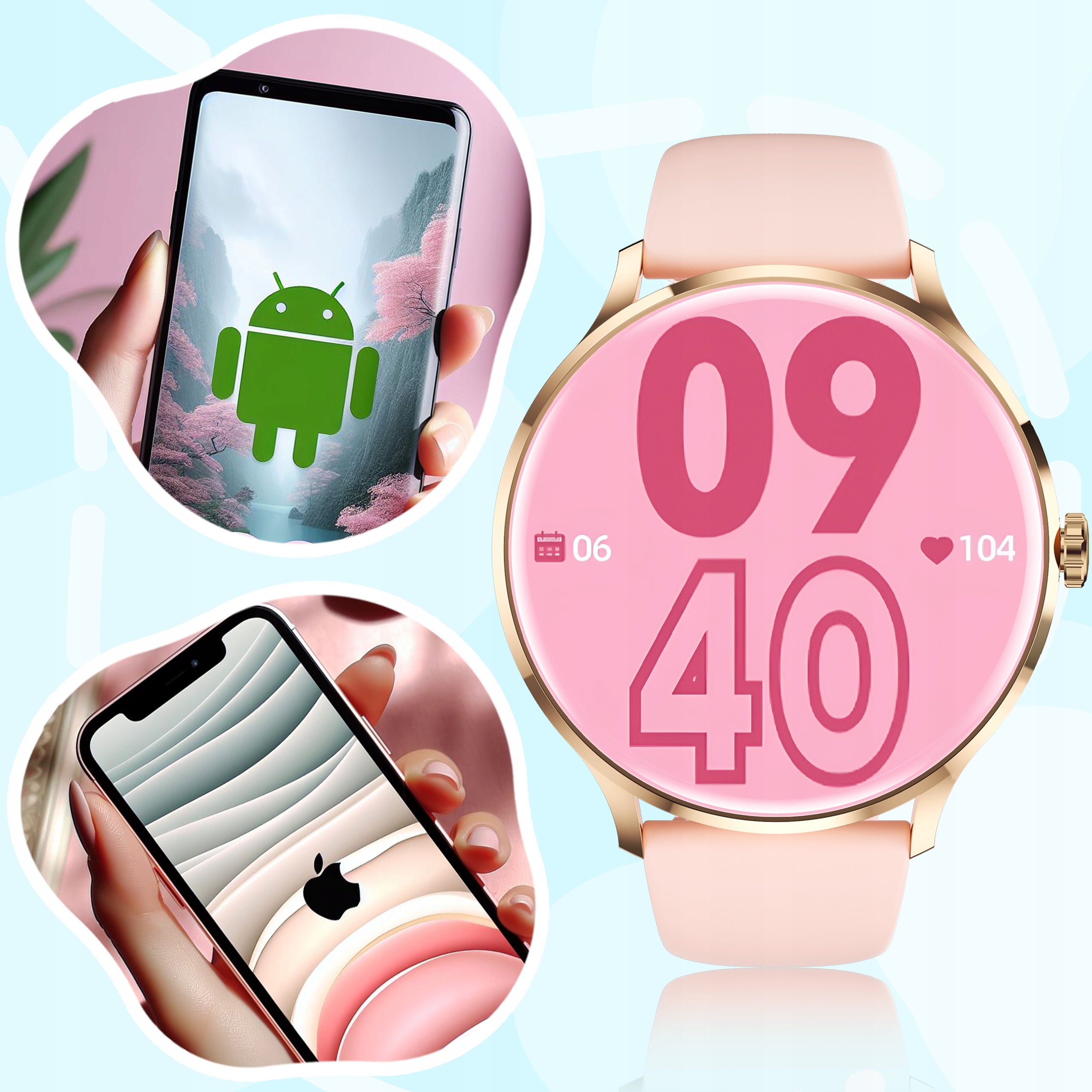 SMARTWATCH WOMEN'S BLACK TALK PULSE PRESSURE MENU PL FITCLOUDPRO Model other