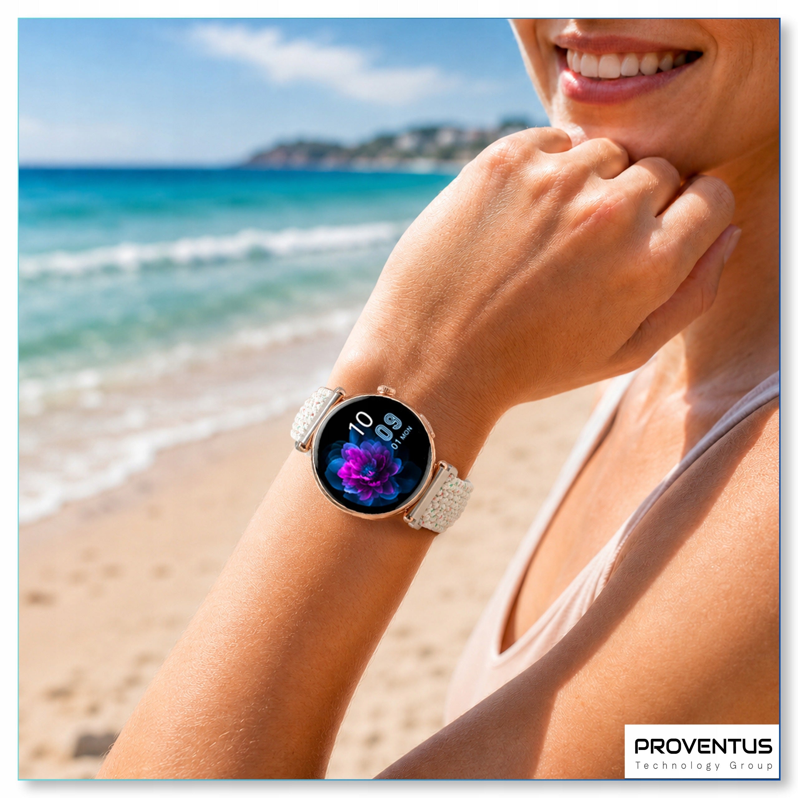 SMARTWATCH WOMEN'S CARDIOWATCH MEASUREMENT EKG HRV CALL PRESSURE SMS SPORT PL Manufacturer code Proventus