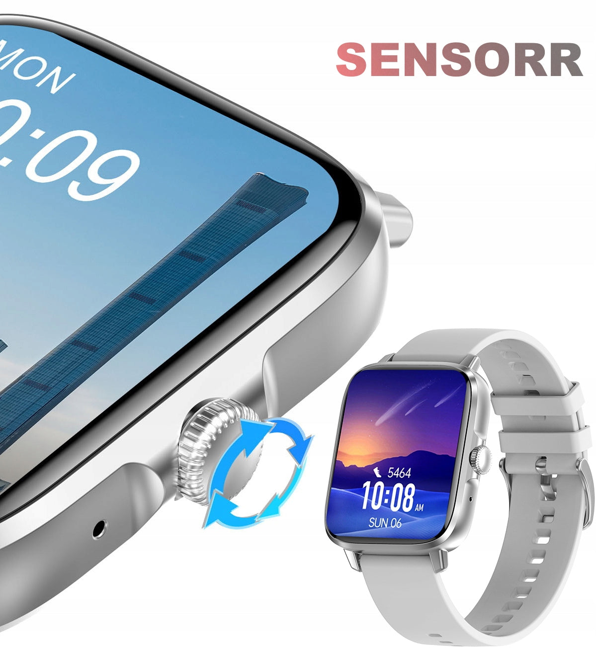 SMARTWATCH WOMEN'S INDUCTION TALK BLOOD PRESSURE MONITOR HEART RATE MONITOR EKG PL Packaging status original