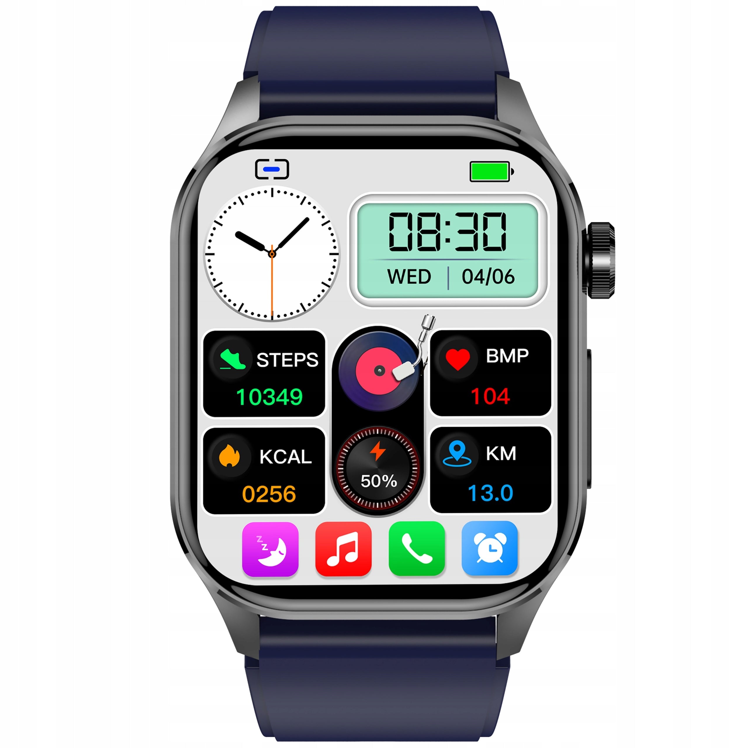SMARTWATCH WOMEN'S MEN'S Cardiowatch Glucose ECG Pressure BMI AMOLED menuPL Packaging status original