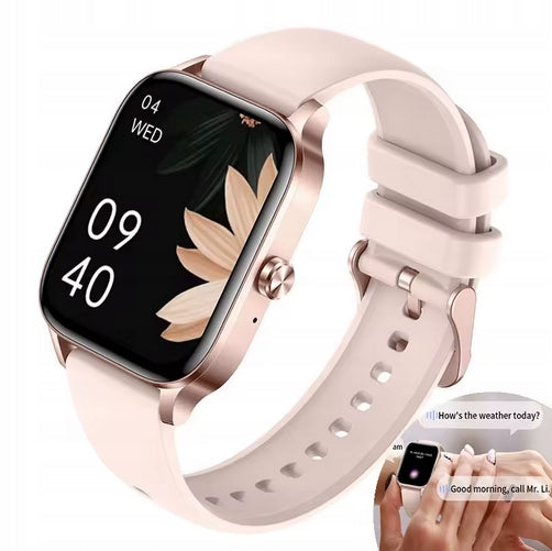 SMARTWATCH WOMEN'S SMS TALK SPORT HEALTH MENU PL PINK