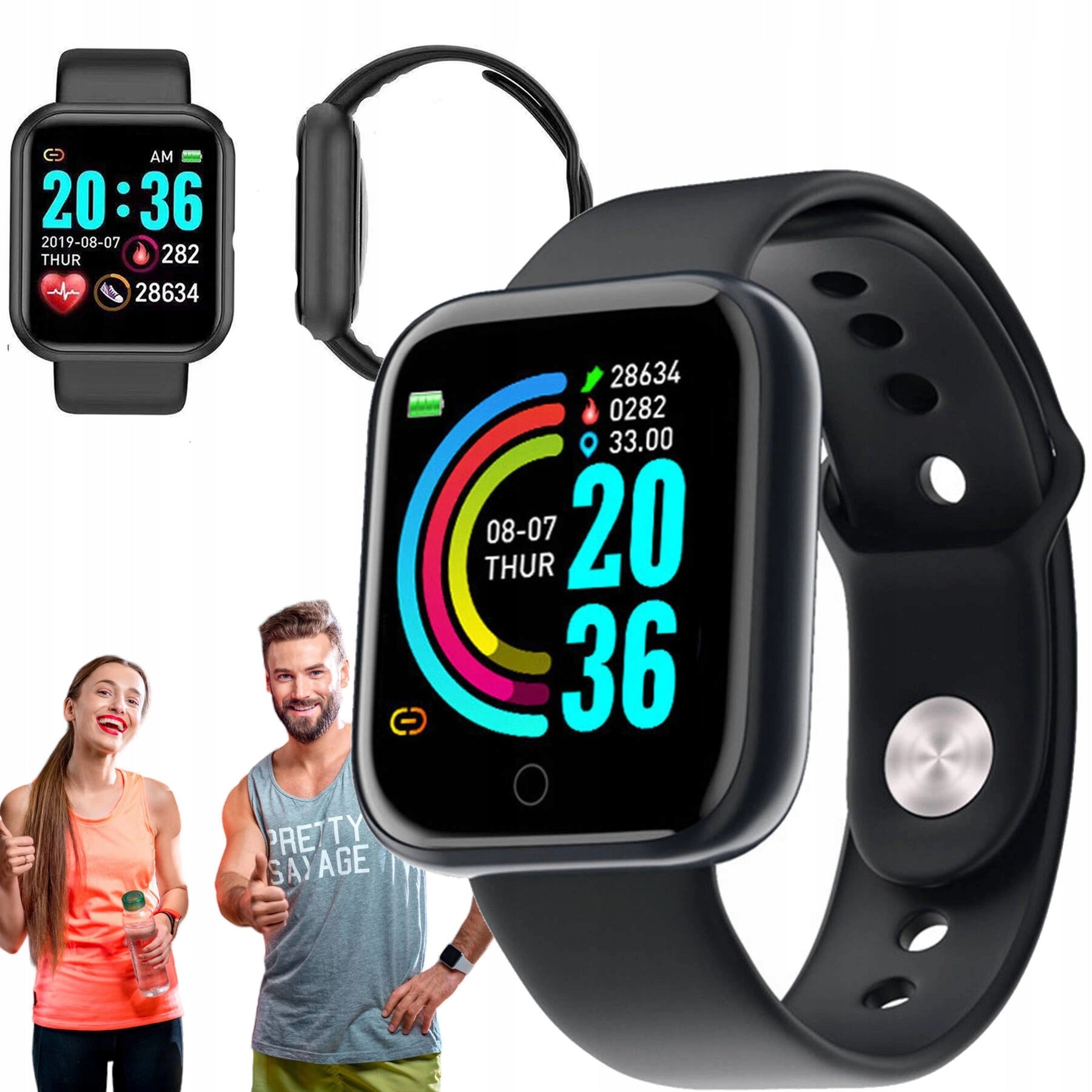 SMARTWATCH WOMEN'S SPORTS WATCH STYLISH FEATURES HEALTHY MEASUREMENTS Packaging status original