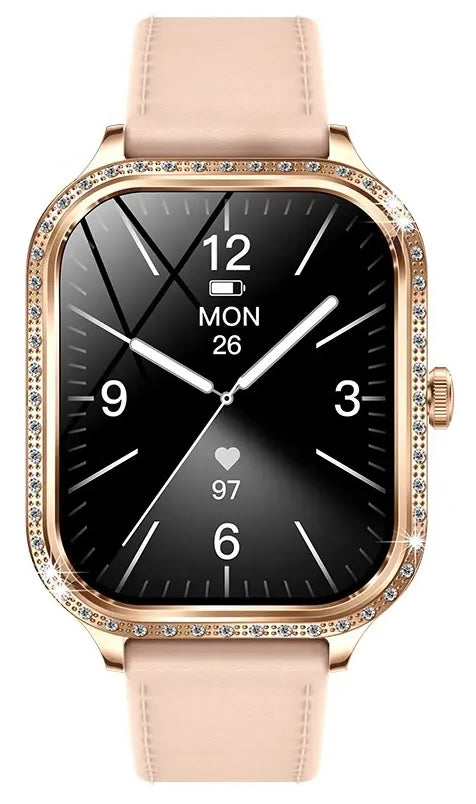 SMARTWATCH WOMEN'S WATCH AMOLED TALK PRO SPORTS MENU PL WATERPROOF Brand DIAWAY
