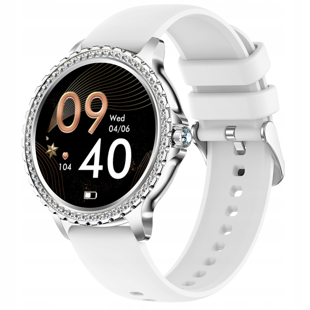 SMARTWATCH WOMEN'S WATCH BLOOD PRESSURE MONITOR PULSE POLISH MENU CONNECTIONS TEL EAN (GTIN) 5905951551968