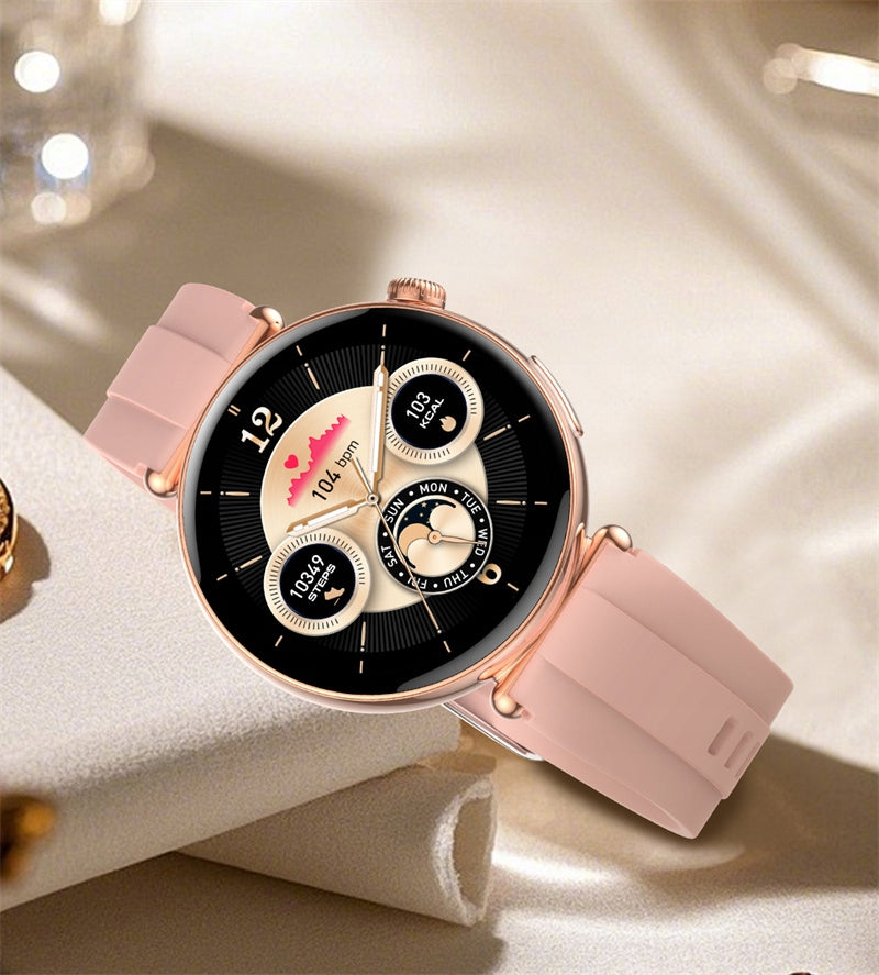 SMARTWATCH WOMEN'S WATCH CARDIOWATCH EKG CALL PRESSURE HRV BPM MENU PL Packaging status original