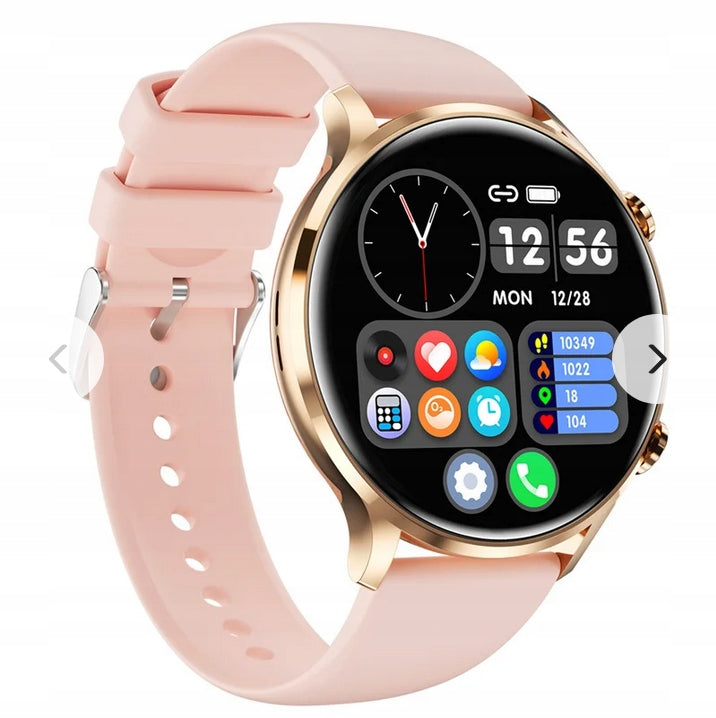 SMARTWATCH WOMEN'S WATCH CONVERSATION WATERPROOF MENU PL 4 stripes +HEADPHONES EAN (GTIN) 5906700392238