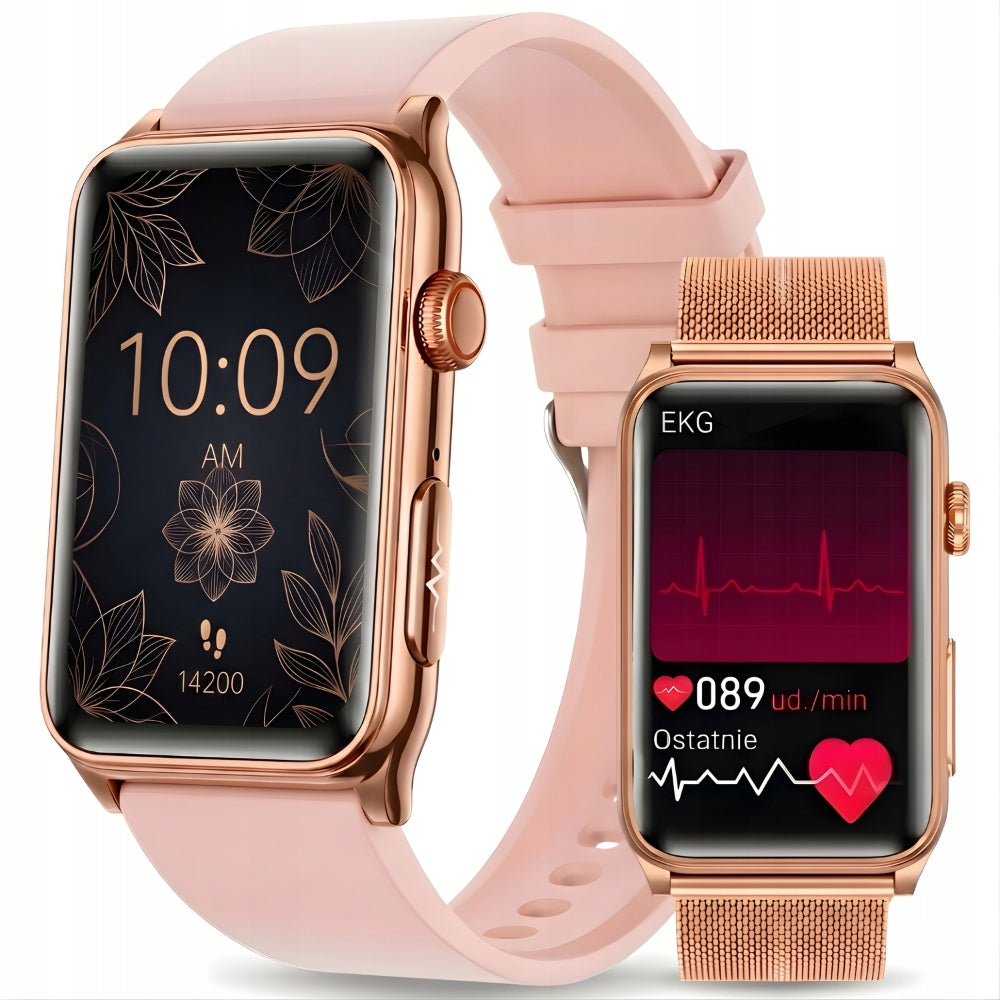 SMARTWATCH WOMEN'S WATCH EKG HRV PRESSURE SUGAR MEASUREMENT TEMPERATURE HEART RATE