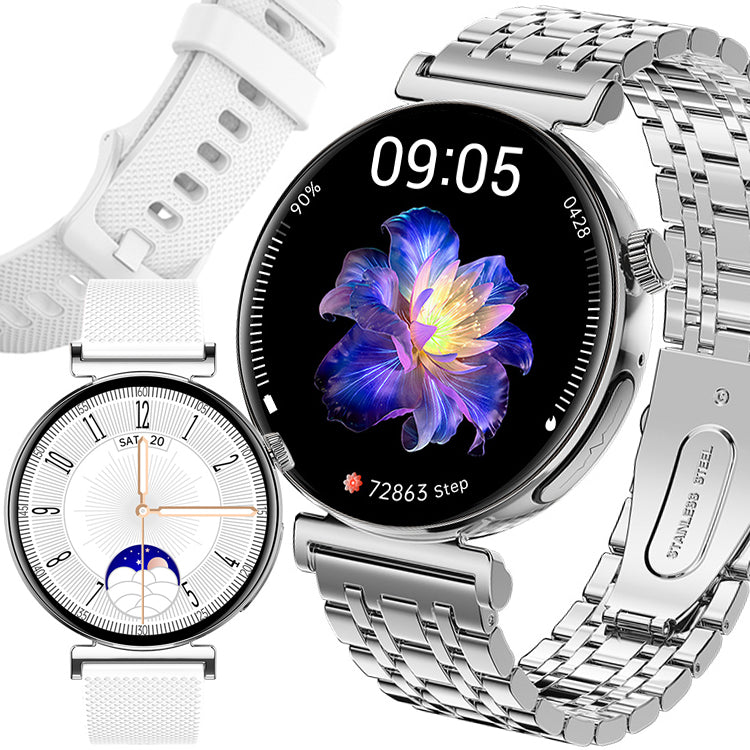 SMARTWATCH WOMEN'S WATCH EKG PRESSURE HEART RATE TALK SMART WATCH MENU PL Brand JG Smart