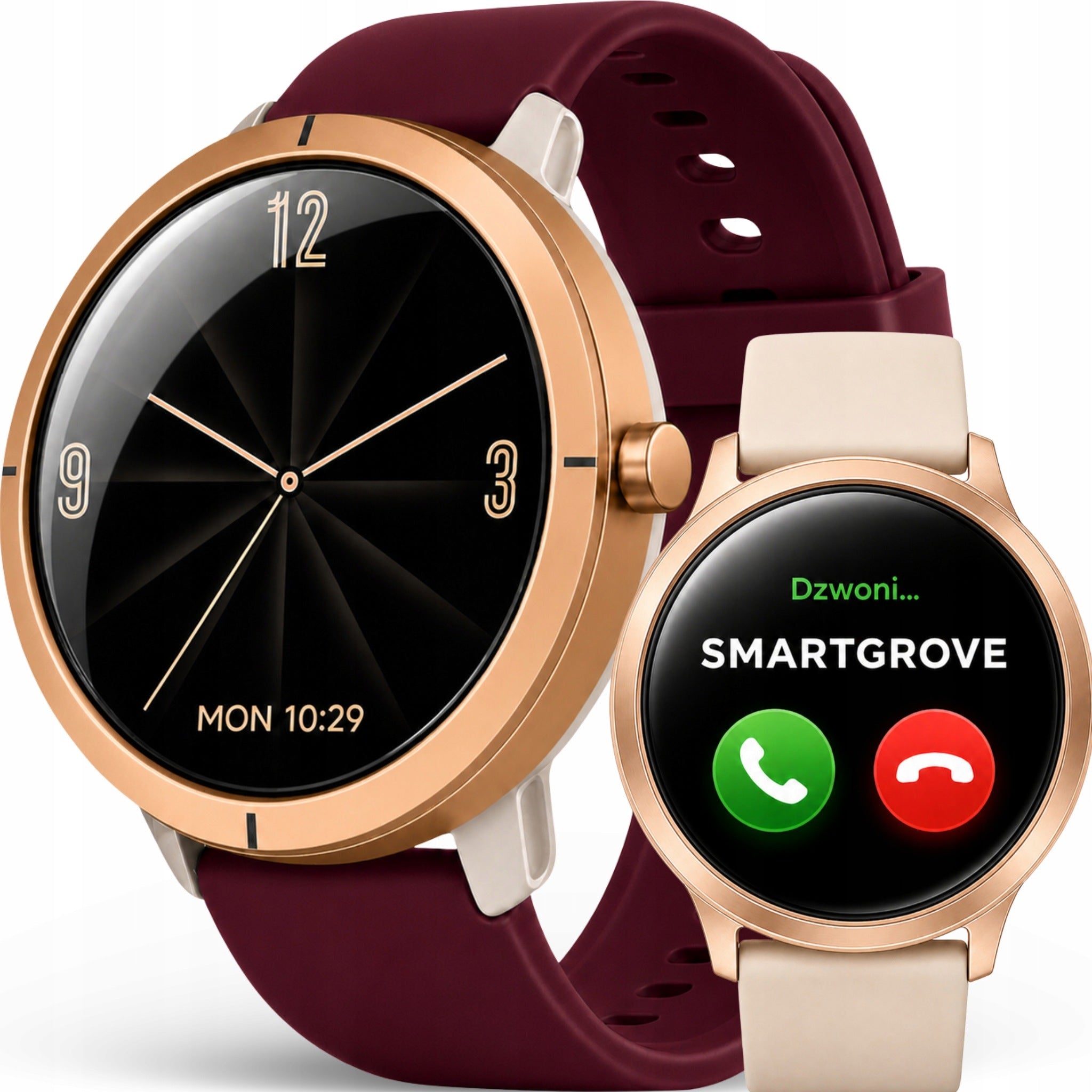 SMARTWATCH WOMEN'S WATCH GOLD GPS WATERPROOF TALK SMART WATCH