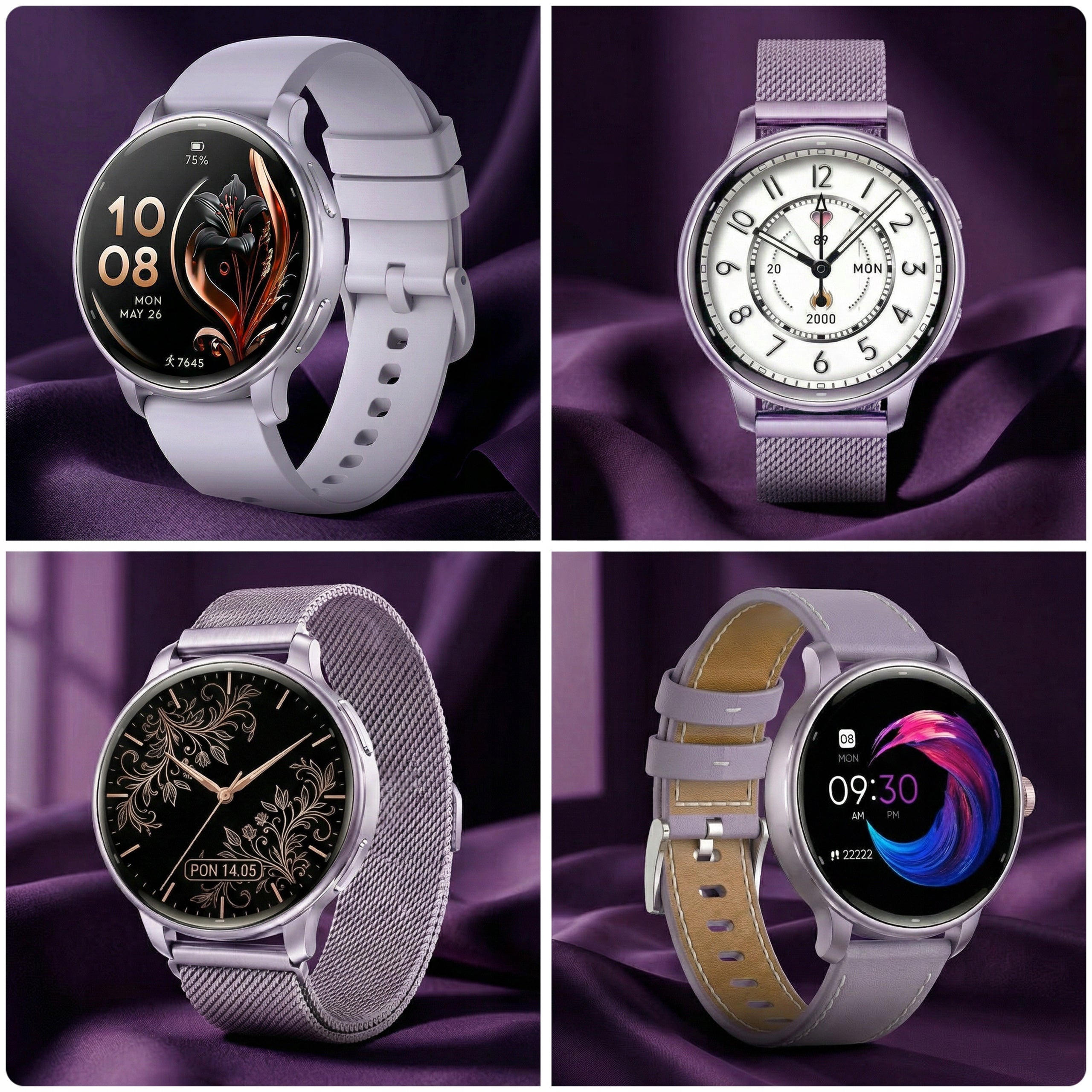 SMARTWATCH WOMEN'S WATCH GPS WATERPROOF PRESSURE TALK MENU PL AMOLED Packaging status original