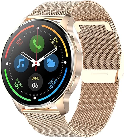 SMARTWATCH WOMEN'S WATCH MENU PL 3D TALK PULSE OXYGEN PRESSURE STEPS Packaging status original