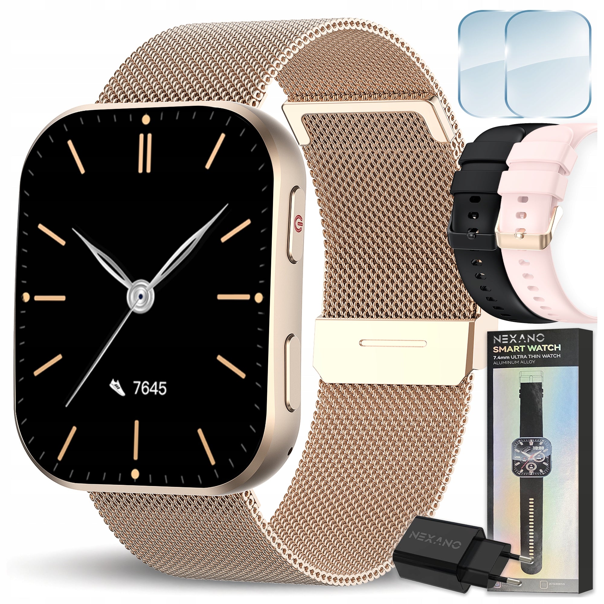SMARTWATCH WOMEN'S WATCH MENU PL TALK NOTIFICATIONS AMOLED SAUCE 3 STRIPES