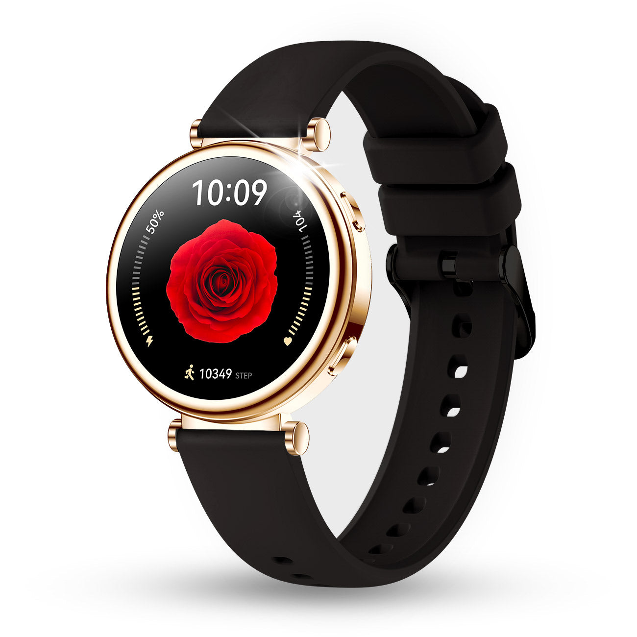 SMARTWATCH WOMEN'S WATCH MENU PL TALK SMART WATCH FOR WOMAN + 4 STRIPES Packaging status original