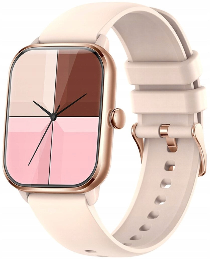 SMARTWATCH WOMEN'S WATCH POLISH MENU CONNECTIONS 2 STRIPES SPORT HEALTH Brand DT