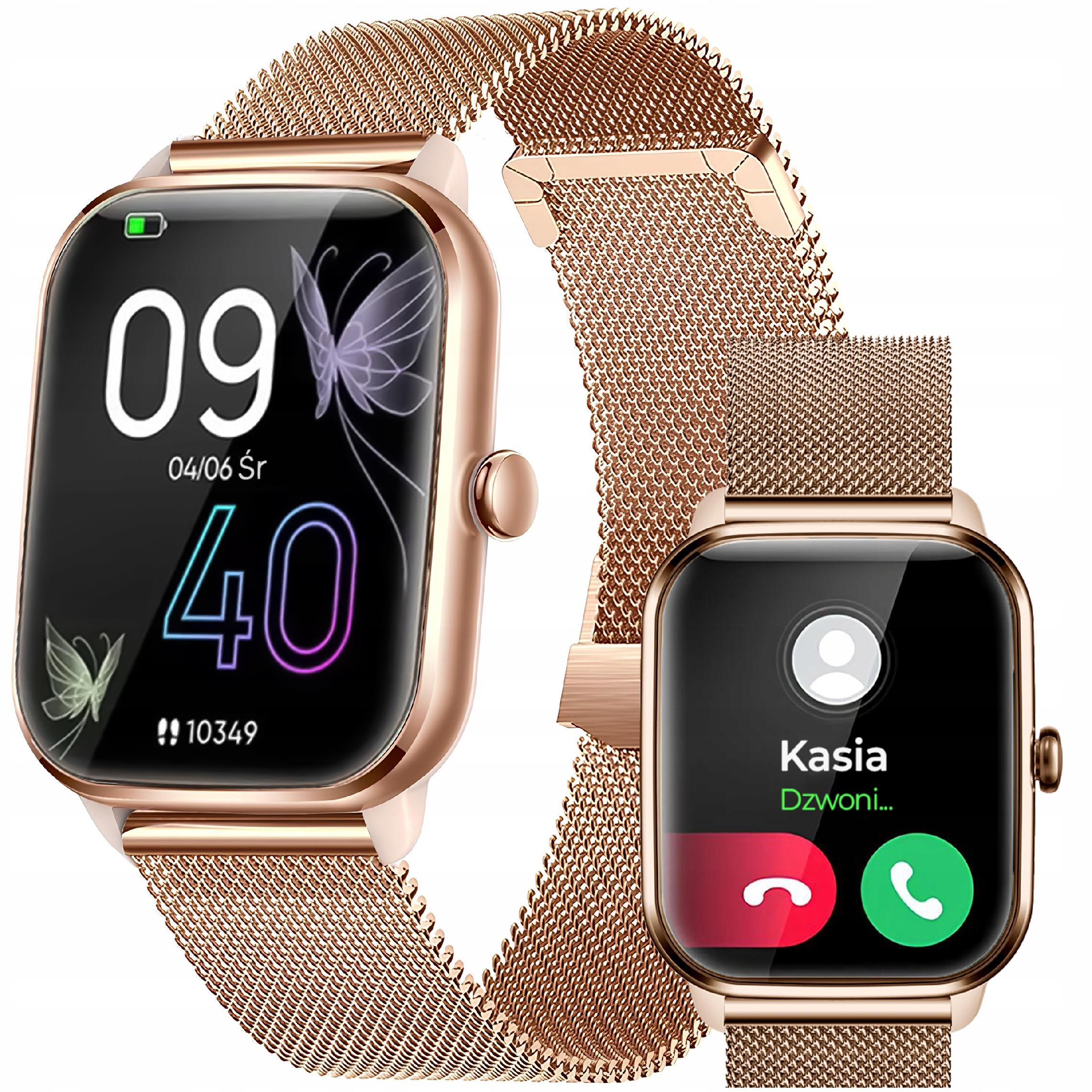 SMARTWATCH WOMEN'S WATCH POLISH MENU CONNECTIONS 2 STRIPES SPORT HEALTH
