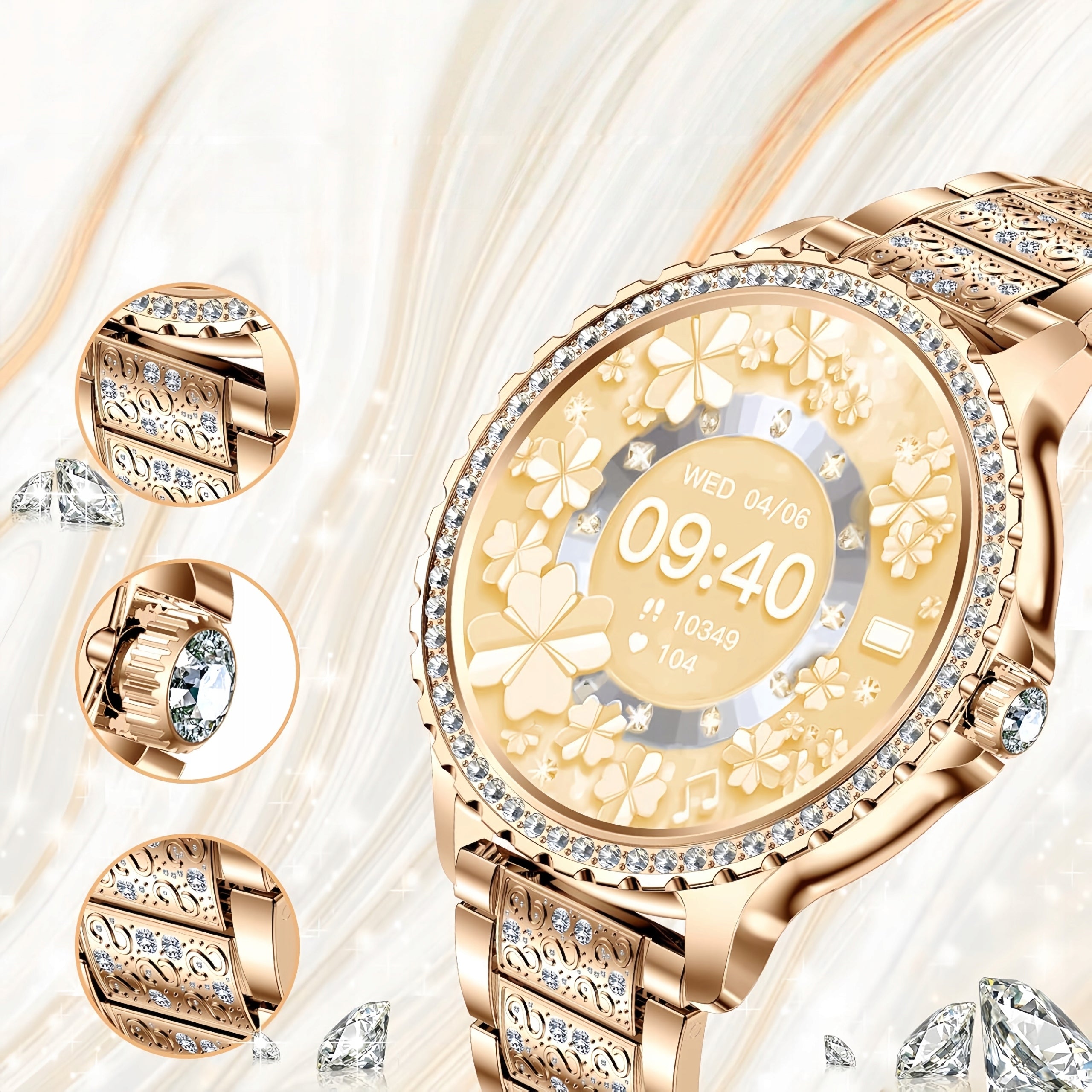 SMARTWATCH WOMEN'S WATCH POLISH MENU SMART WATCH FOR WOMEN PL Brand WINANQE