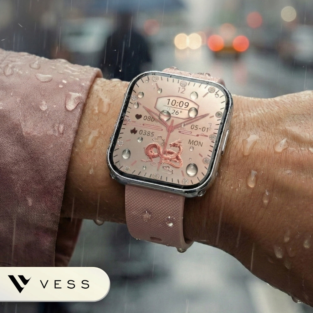 SMARTWATCH WOMEN'S WATCH ROUNDED SCREEN 3D MENU PL AMOLED + 4 STRIPES Manufacturer code Smartwatch VESS TKY47 Srebrny
