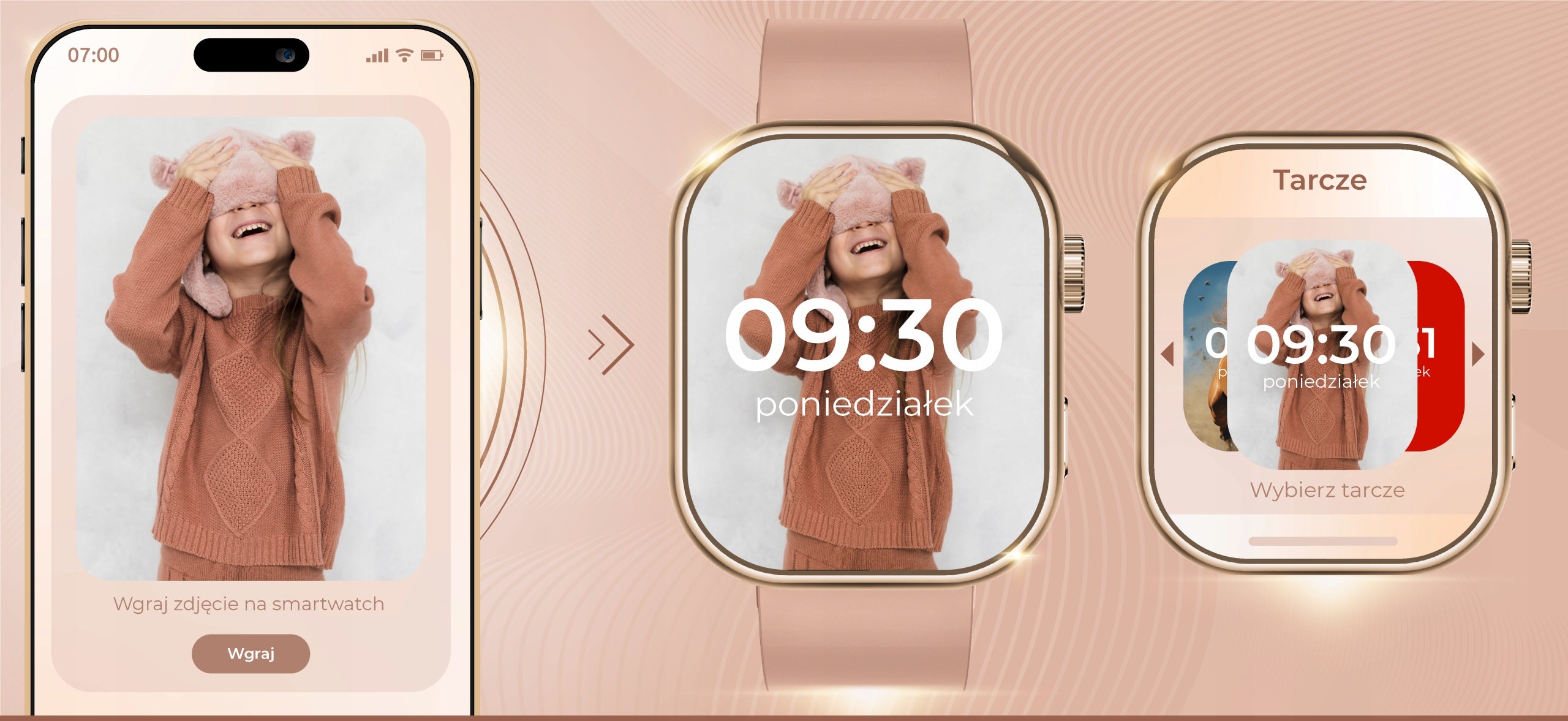 SMARTWATCH WOMEN'S WATCH TALK SPORT GOLD NOTIFICATIONS SUGAR EKG Manufacturer code SMART WATCH DAMSKI