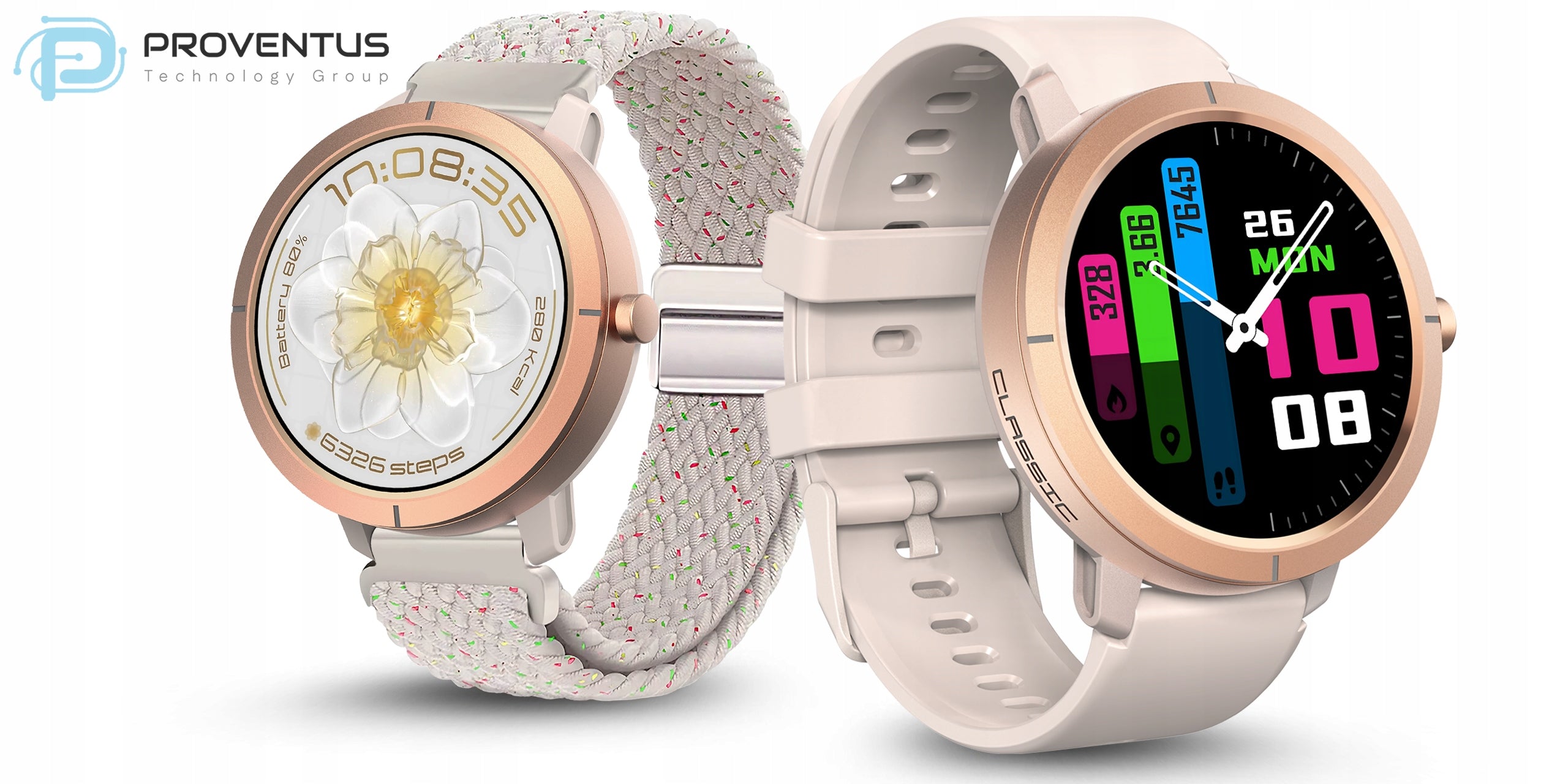 SMARTWATCH WOMEN'S WATCH WATERPROOF GPS MENU PL TALK MEASUREMENTS SPORT Packaging status original