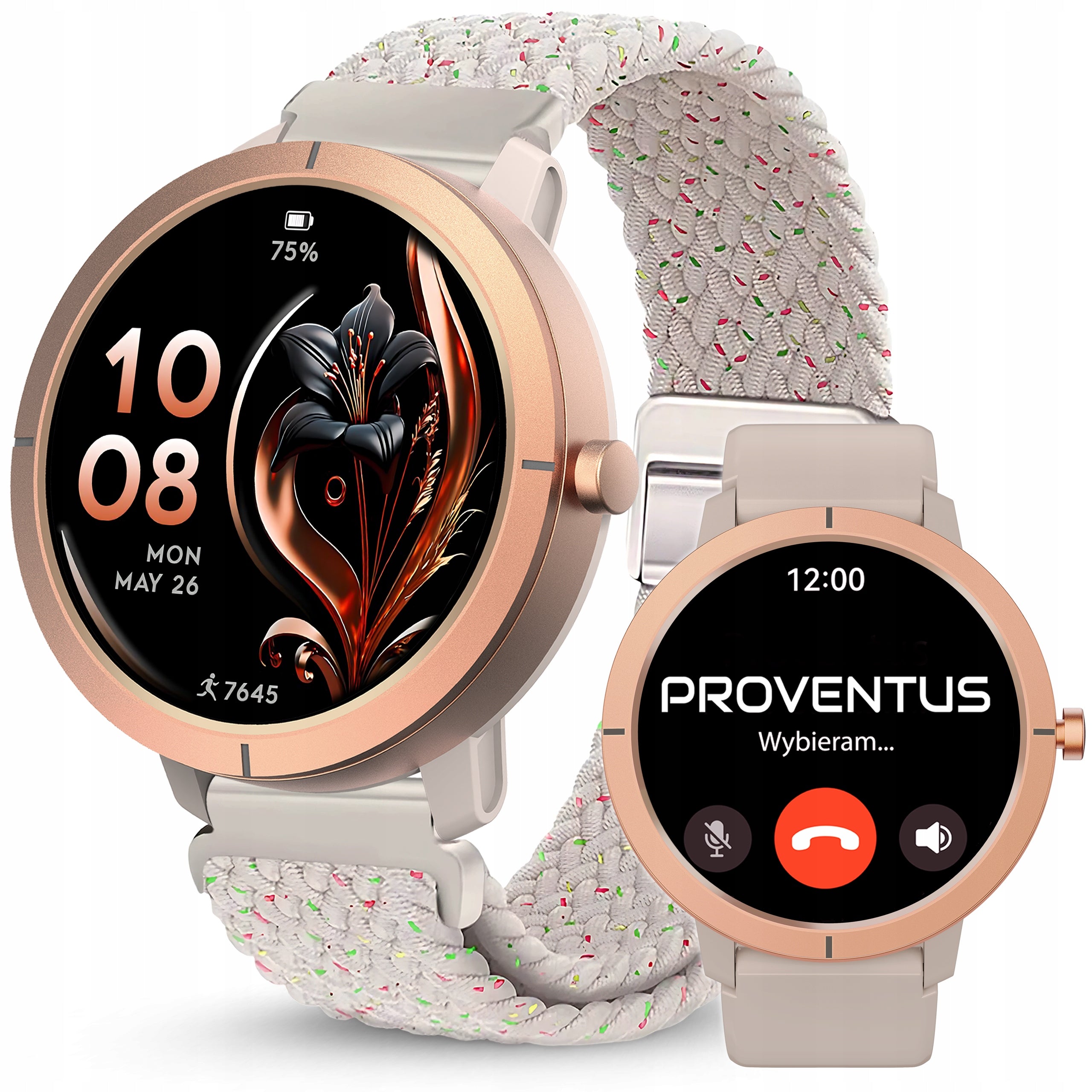 SMARTWATCH WOMEN'S WATCH WATERPROOF GPS MENU PL TALK MEASUREMENTS SPORT
