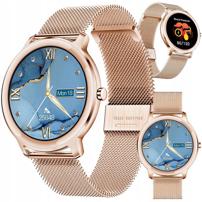 SMARTWATCH WOMEN'S WATCH WATERPROOF MENU PL NOTIFICATIONS SMART WATCH