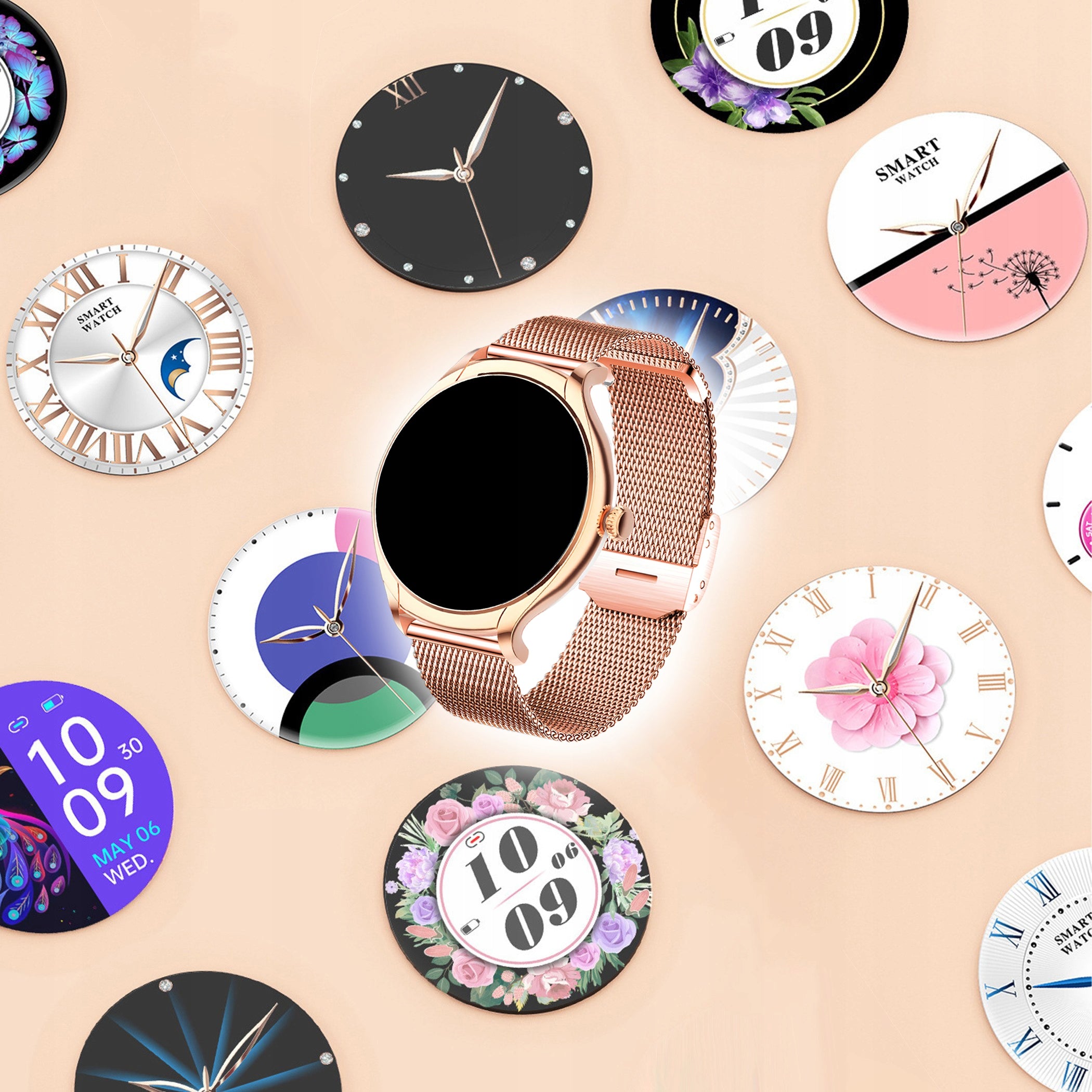 SMARTWATCH WOMEN'S WATCH WATERPROOF Poland APP SPORT SLEEP CONVERSATION Manufacturer code 526778