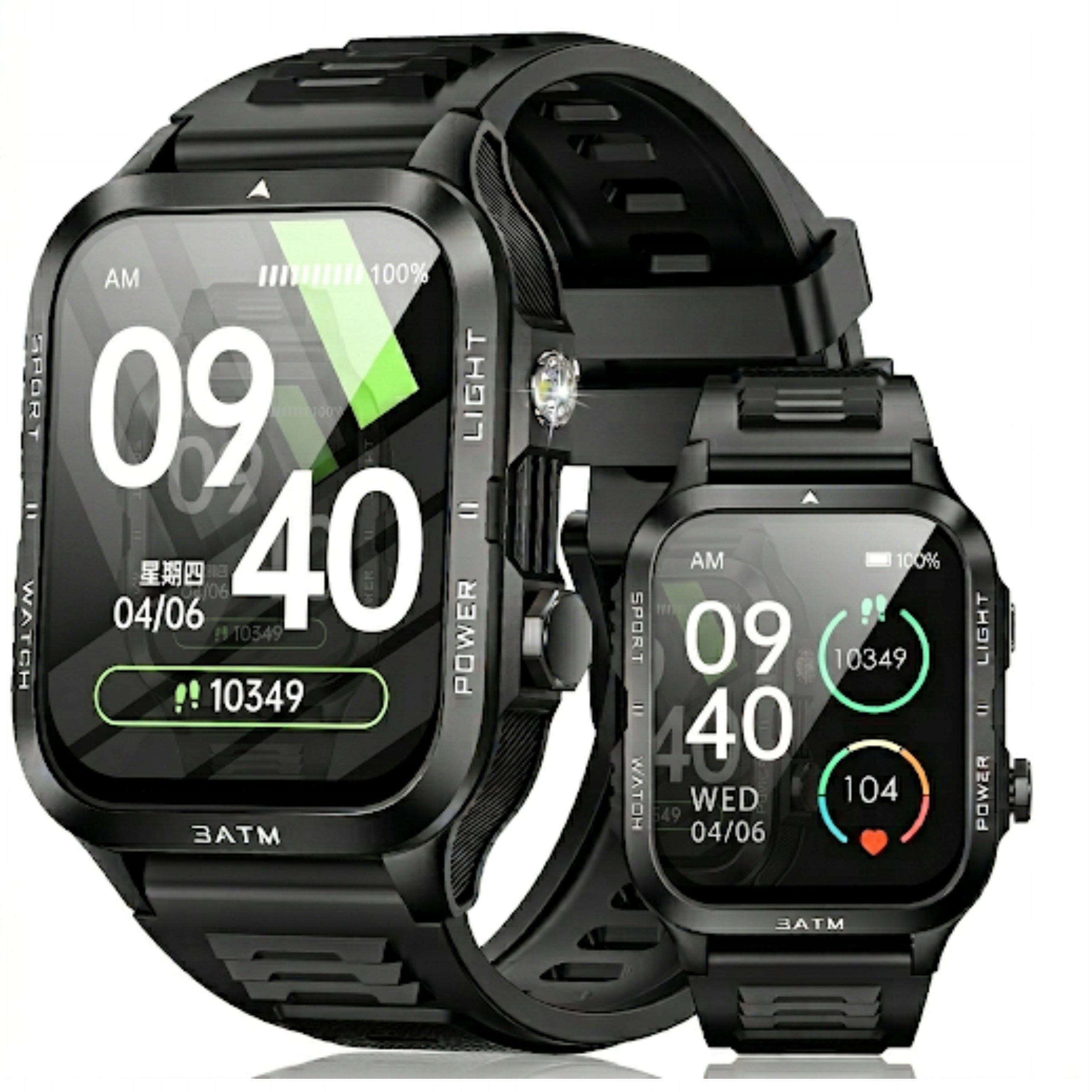 SMARTWATCH Watch sport 880mAh Bluetooth waterproof 3atm IP68 WATCH
