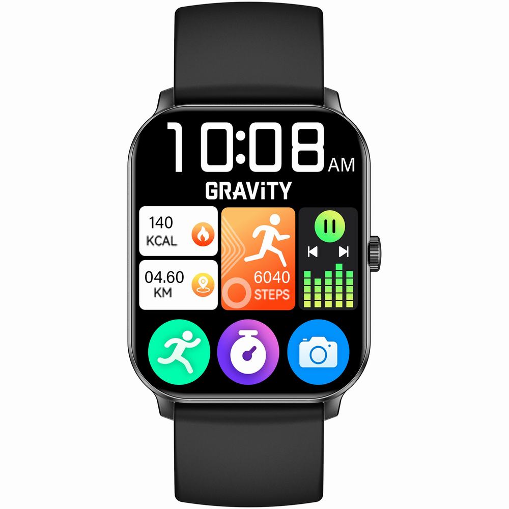 SMARTWATCH Women's YOUTH GRAVITY Photos SMS FB MAKING CALLS Manufacturer code GT black