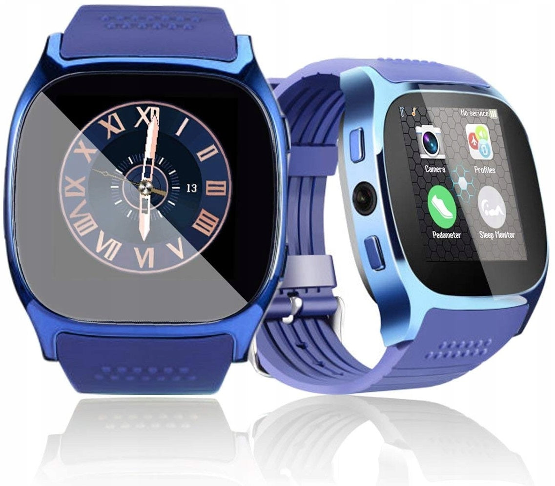 SMARTWATCH X8 SMART WATCH SIM BLUE POLISH MENU NAVY BLUE Packaging status original