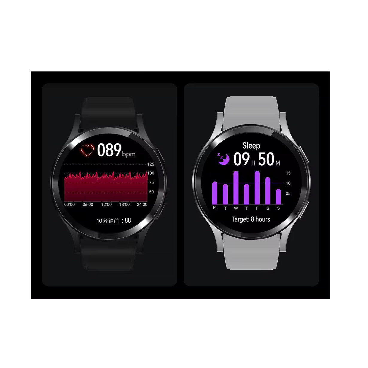 SMARTWATCH YOUNG- Menu PL, Conversations, Pedometer, Heart Rate Monitor - Sport Watch Functions alarm clock date display stopwatch waterproof pedometer heart rate monitor illumination Bluetooth touch screen