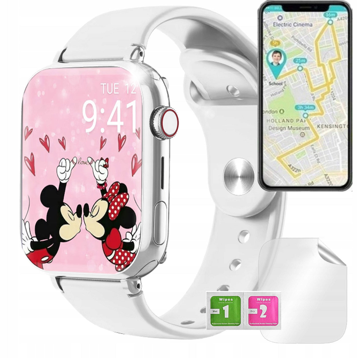 SMARTWATCH YOUNG SIM PL LOCATOR GPS+ WIFI+LBS NETWORK 4G
