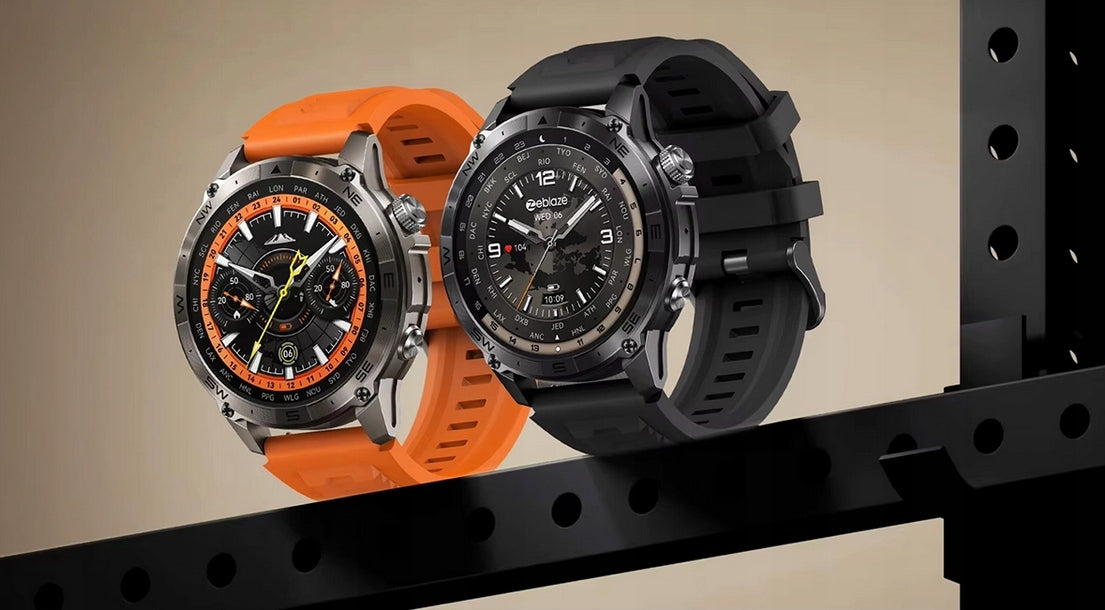 SMARTWATCH ZEBLAZE STRATOS 2 PLUS HD AMOLED 1.43" GPS BLE 5.3 3ATM Packaging status original