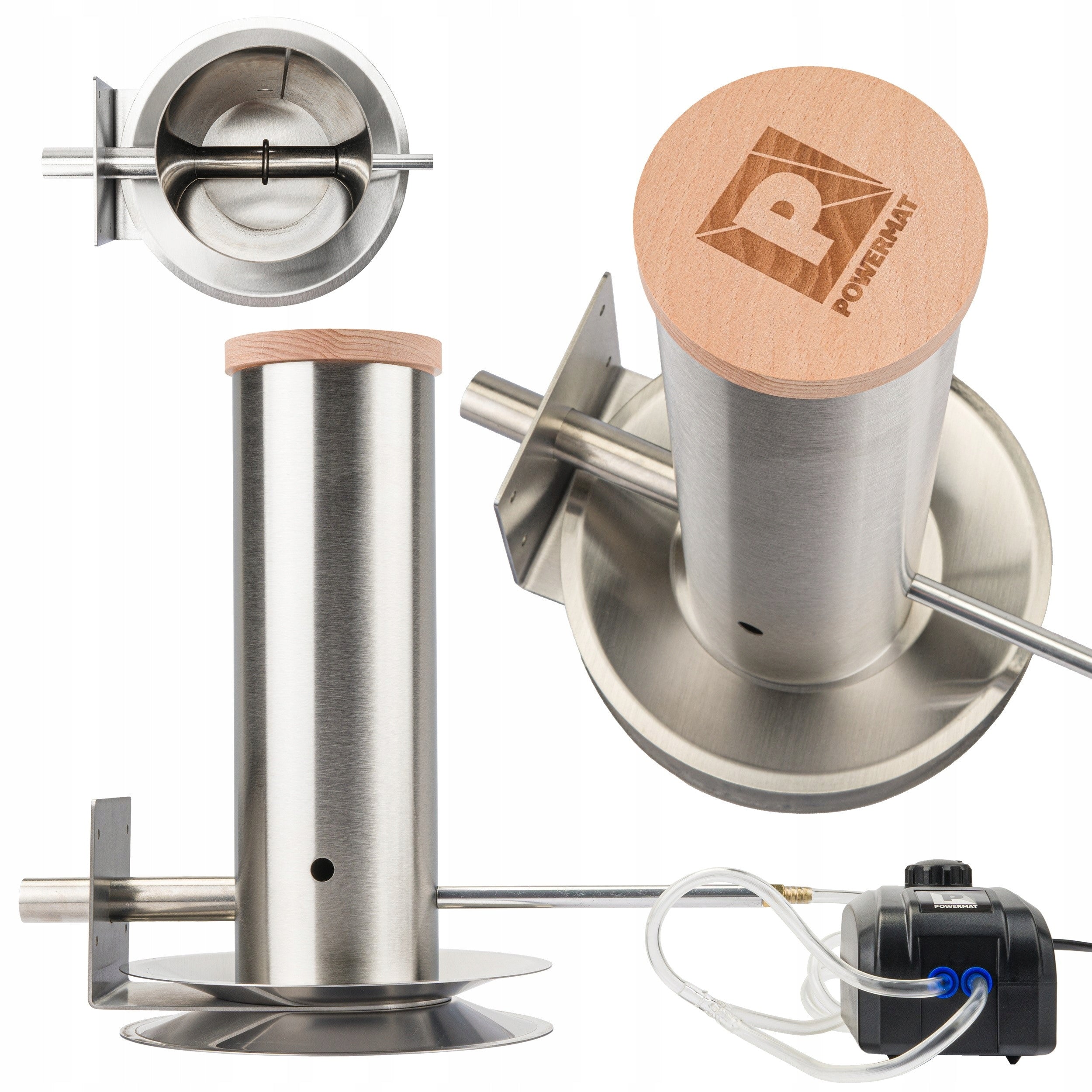 SMOKE GENERATOR FOR SMOKEHOUSE 1,1L WITH ELECTRIC PUMP SMOKER GENERATOR