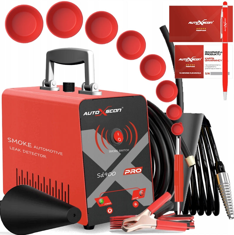 SMOKE GENERATOR SD900 PRO SMOKE TIGHTNESS TESTER + CORK SET FREEBIE!! Brand AutoXscan